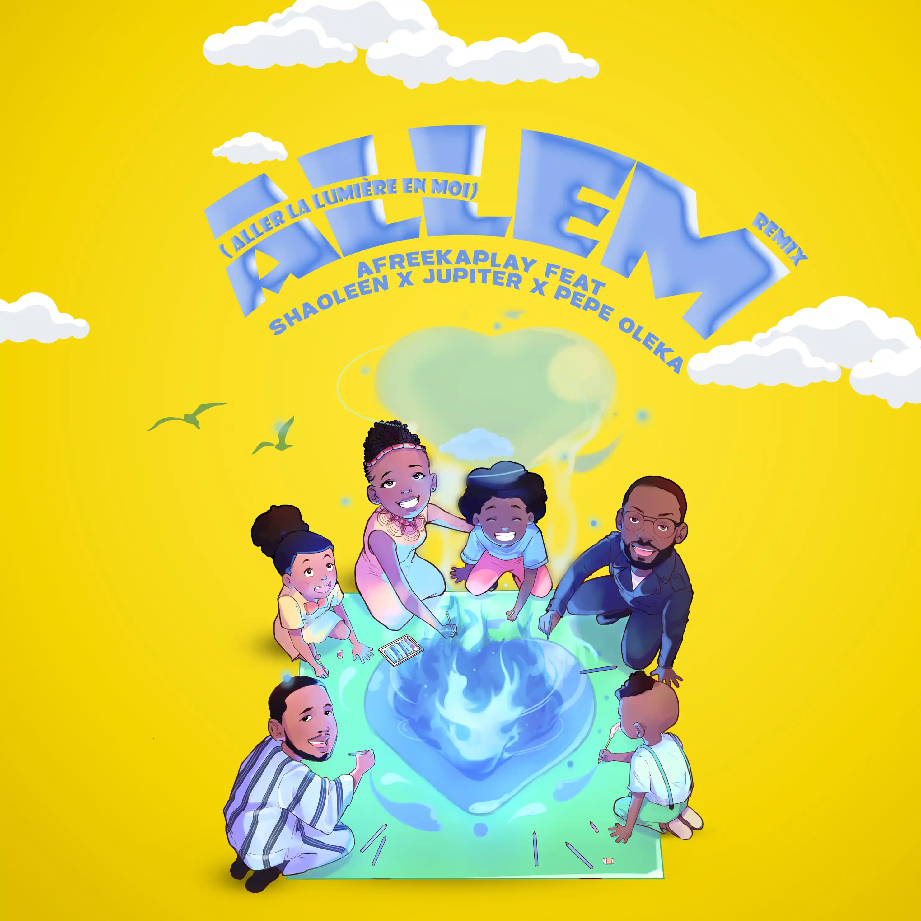 ALLEM (Remix) feat SHAOLEEN, Jupiter Davibe et Pépé Oleka