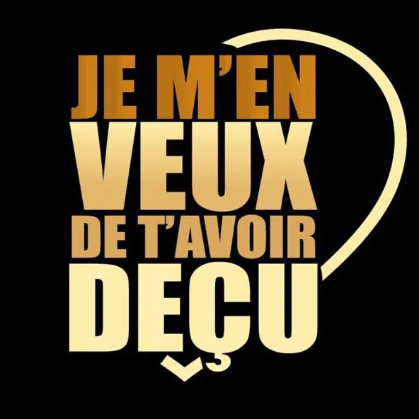 Je m'en veux de t'avoir déçu